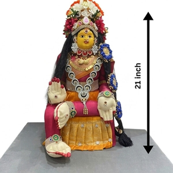 Fully Decorated Goddess Varalakshmi Devi Complete Idol Set (21 Inch) – PH-VL-CS-21-057