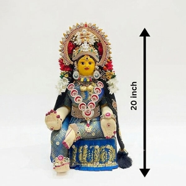 Fully Decorated Goddess Varalakshmi Devi Complete Idol Set (20 Inch) – PH-VL-CS-20-061