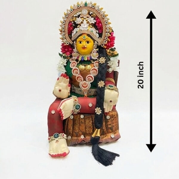 Fully Decorated Goddess Varalakshmi Devi Complete Idol Set (20 Inch) – PH-VL-CS-20-064